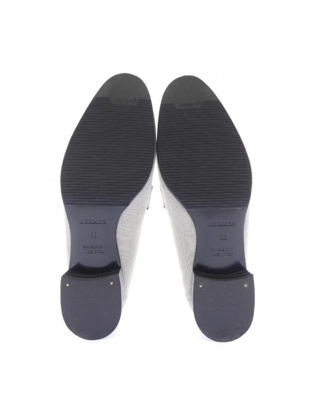 Hermes Paris Toile Shoes